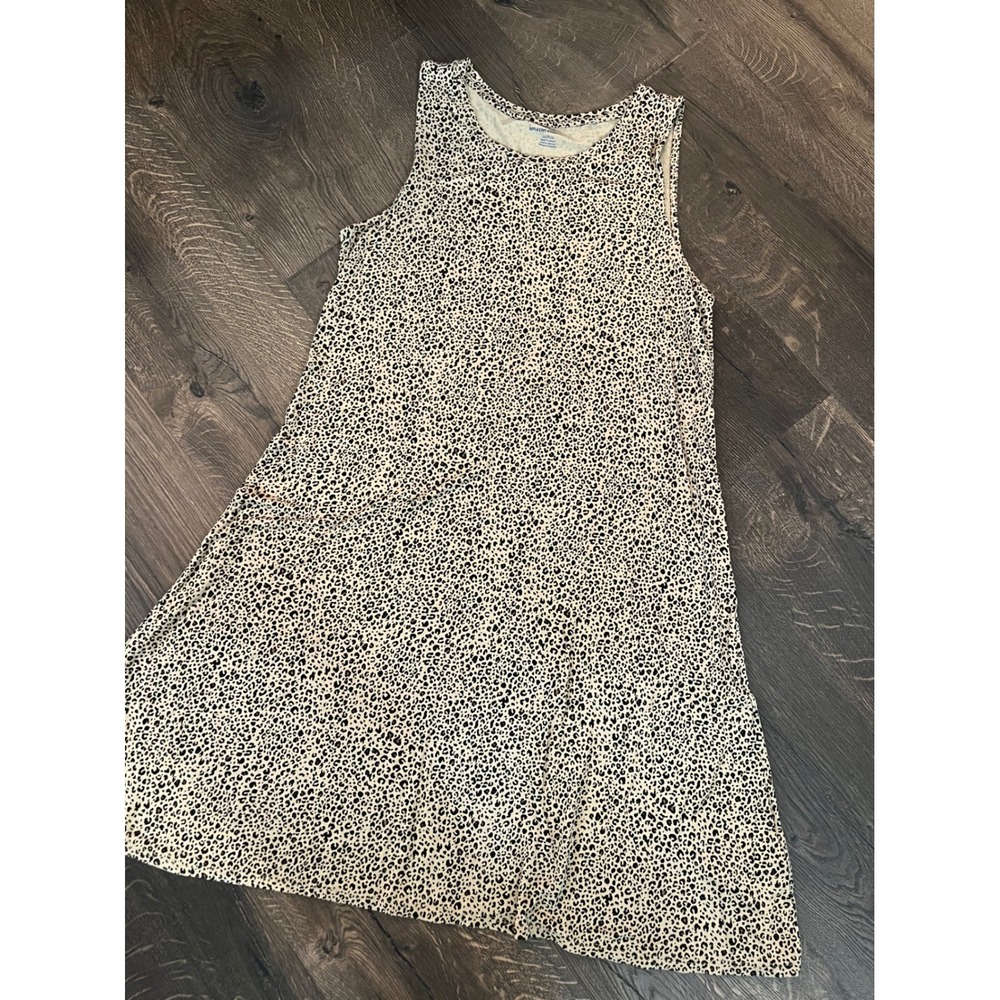 Amazon Essentials Leopard Print Tank Dress Casual Sleeveless S‎